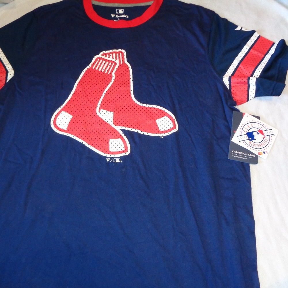 Fanatics Boston Red Sox Baseball Shirt Large NWTS